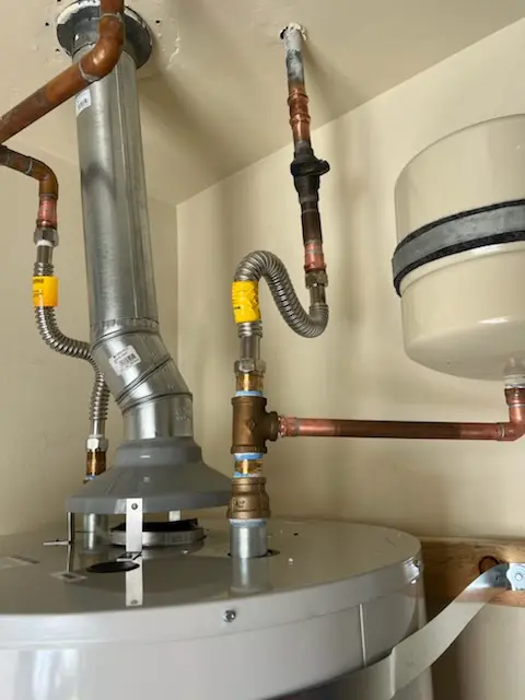 Water heater installation and plumbing repair in Palermo